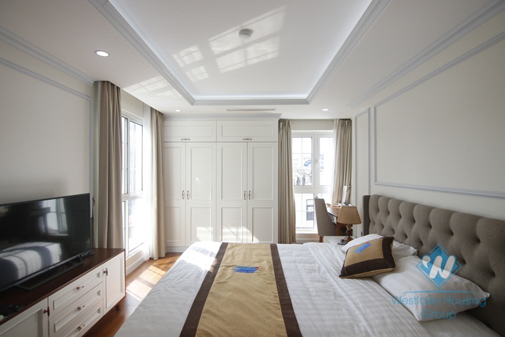 High floor luxury two bedrooms apartment for rent in city center, Hoan Kiem district, Ha Noi